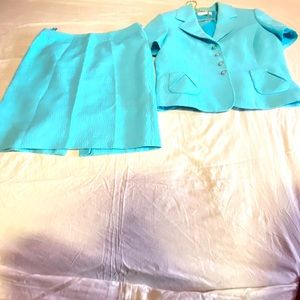 Tahari ASL textured skirt Suit Sz 16